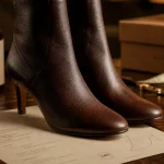 Cassy bottes en cuir certifié LWG, talon 8 cm