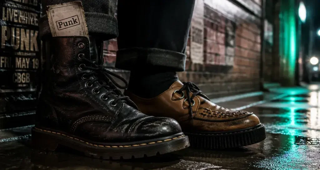 Chaussure punk : bottes de combat, creepers ou plateformes, quel modèle choisir ?