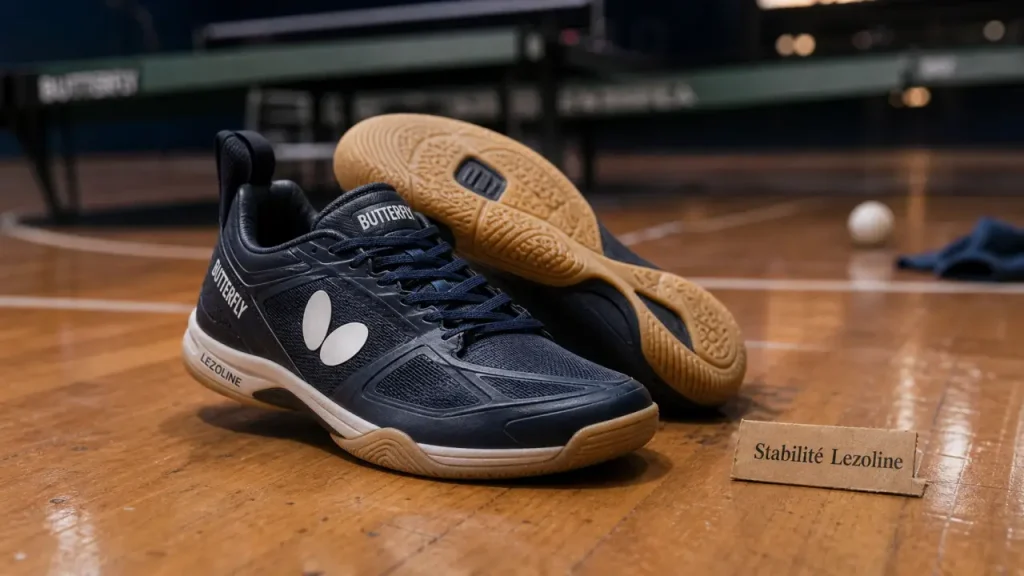 Chaussures Butterfly : 3 critères techniques pour choisir votre équipement de tennis de table