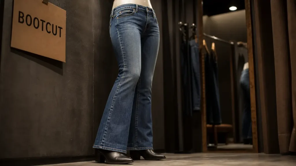 Bootcut vs flare : la coupe évasée discrète qui allonge la silhouette