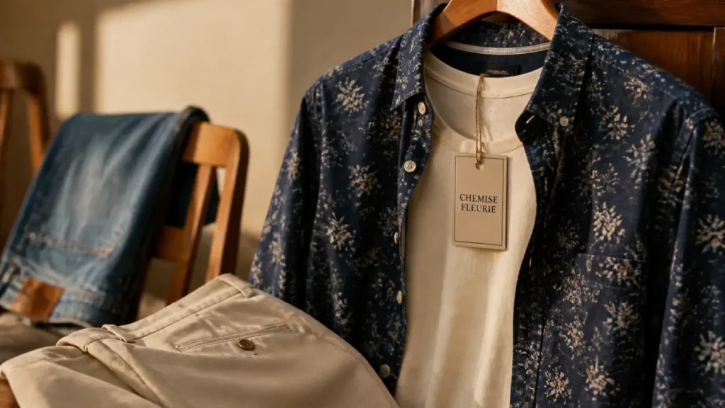 Chemise à fleurs : les bons motifs, les bonnes matières et les associations qui évitent la faute de goût
