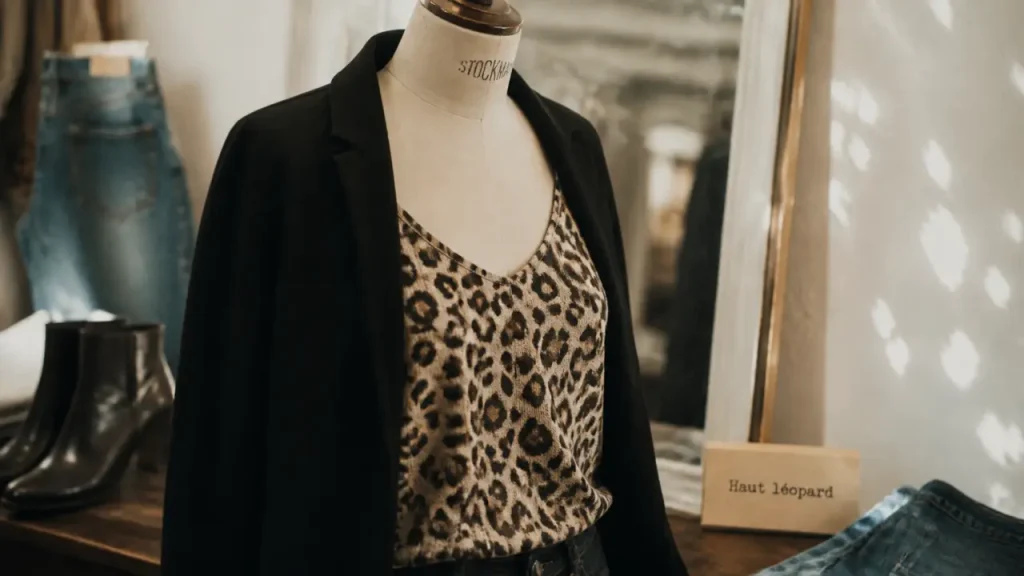 Haut léopard femme : quelle coupe choisir pour un look stylé sans surcharge ?