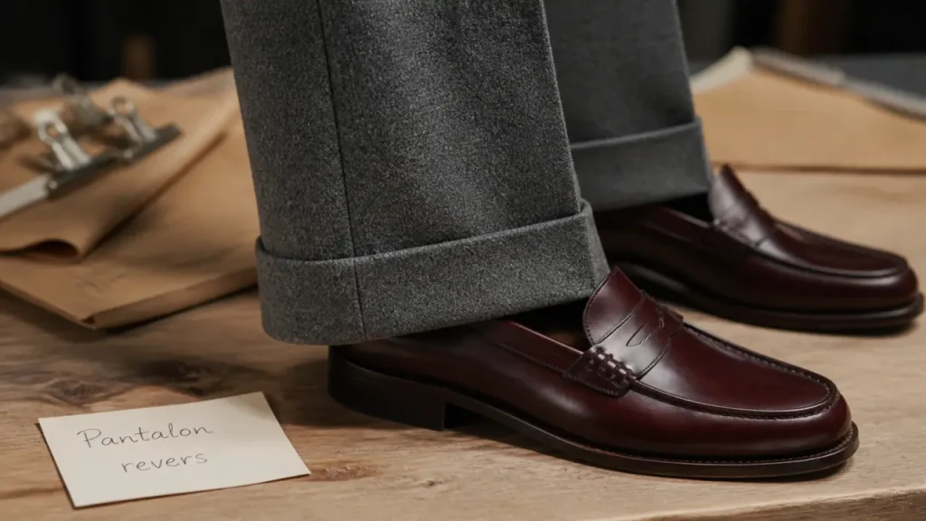Revers de pantalon : pourquoi 4 cm suffisent à changer la silhouette