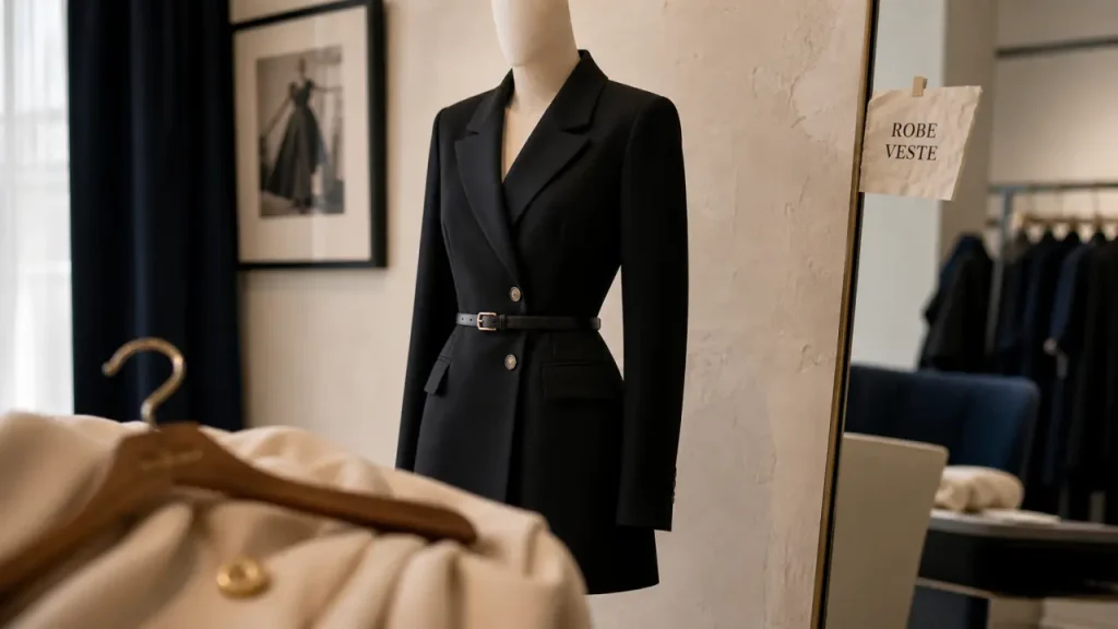 Robe veste : coupe ajustée, oversize ou longue, laquelle structure la silhouette ?