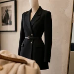 Robe veste veste robe : coupe ajustée ou oversize sur mannequin