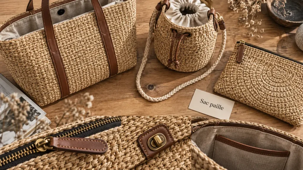 Sac paille tendance : quel format choisir pour la plage, la ville ou la soirée ?