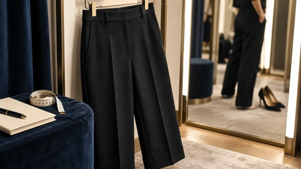 Pantalon de costume femme : une taille juste, un tombé net, trois tenues possibles