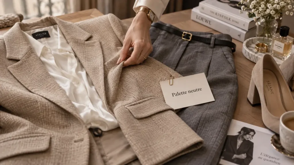 Tenue chic femme : la règle des trois pièces pour ne jamais se tromper